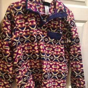 printed fleece Patagonia pullover